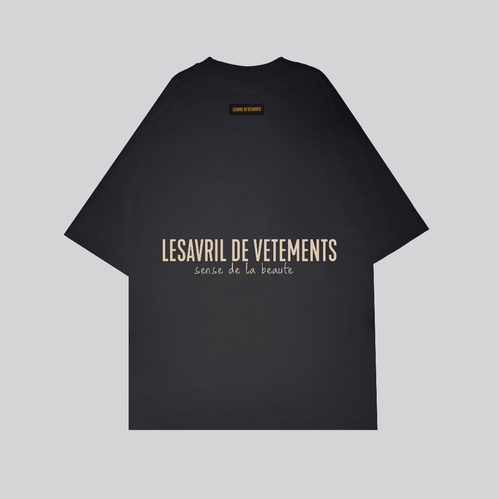 Áo thun Lesavril de Vetements SDLB - Dark Gray