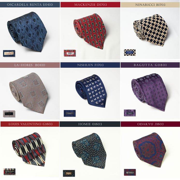 Cravat/Tie hàng 2hand vintage họa tiết độc lạ