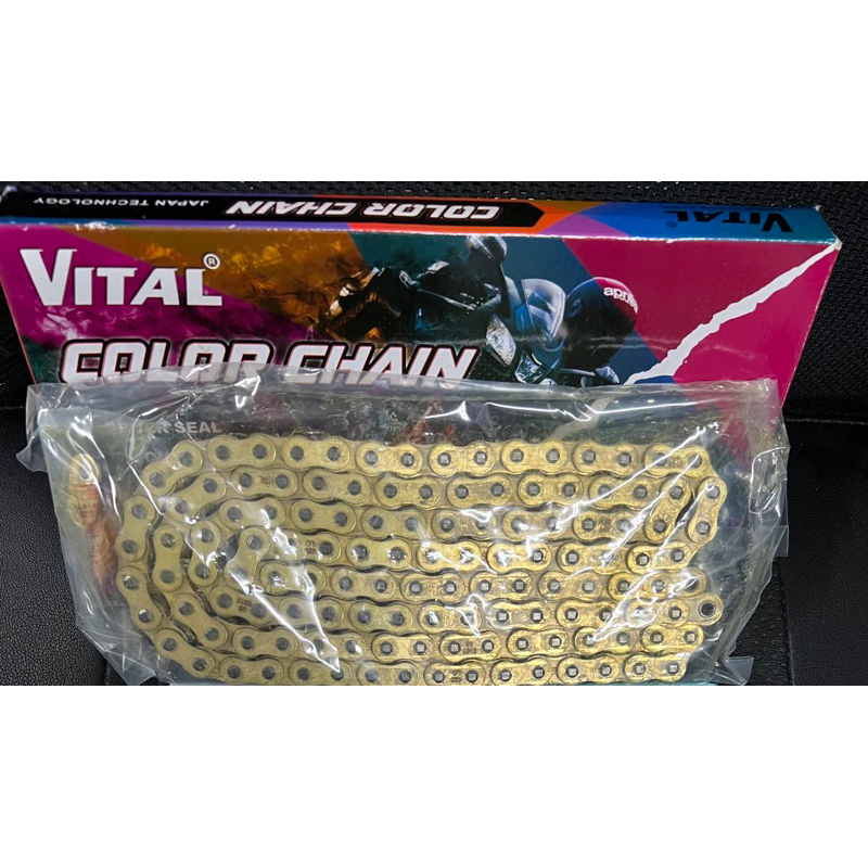 Sên Vàng Phốt Cao Su 428LO CHAIN GOLD T-ring 120L 122L 128L  132L Chính Hãng VITAL