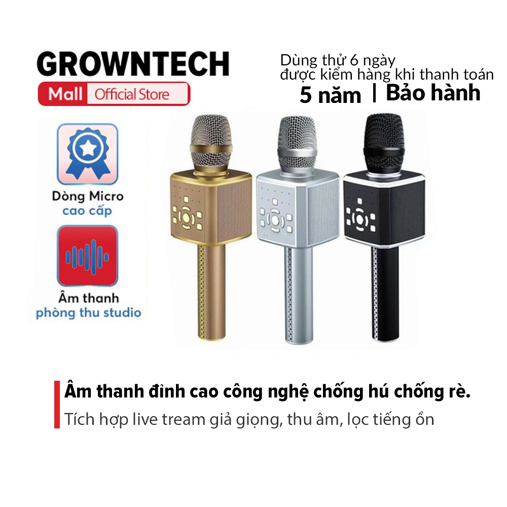 Micro Karaoke Bluetooth cầm tay GrownTech YS-97 cao cấp