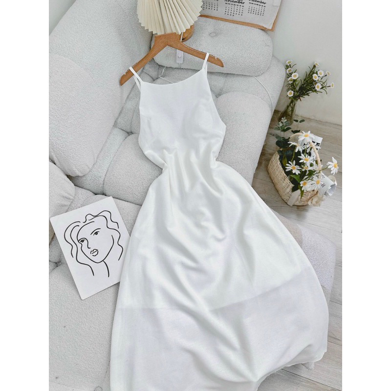 ĐẦM MIDI YẾM LINEN 2M