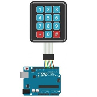 Bàn phím ma trận mềm 3x4 keypad
