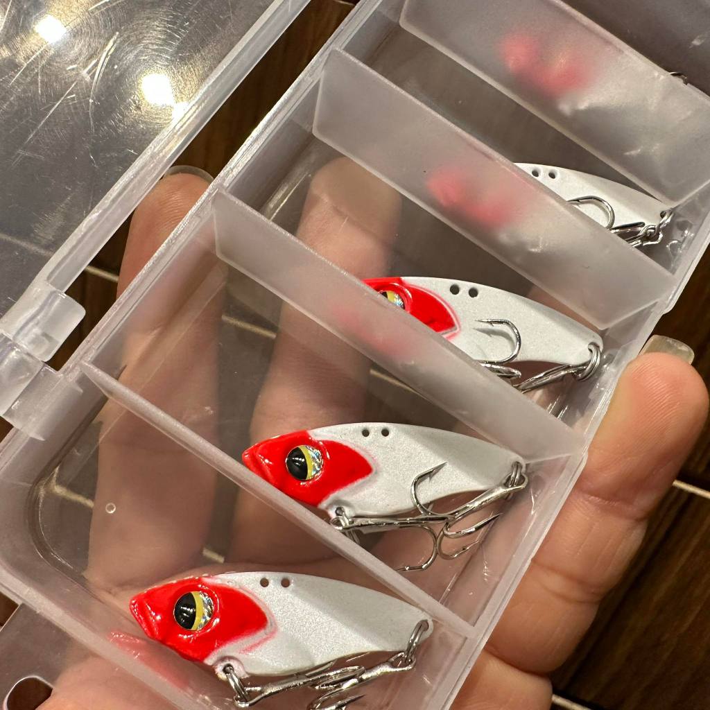 combo (5 in 1) mồi câu cá chuyên lure Cá sắt.