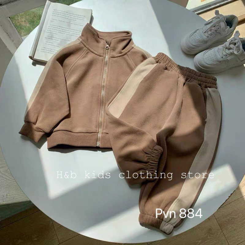 Set da cá chéo xịn phối khoá kéo rất tiện cho bé