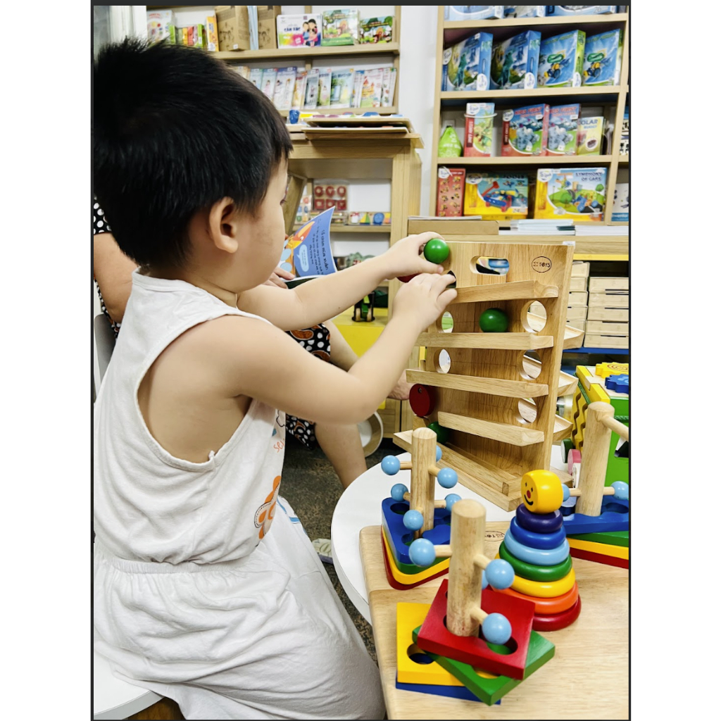 [Mẫu mới 2023] Trò chơi lăn banh, Trò chơi lăn bóng -  Đồ chơi gỗ Winwintoys