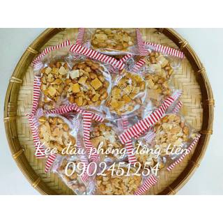 Bịch 300gr/500gr kẹo đậu phộng dừa sấy lê trang đặc sản tây ninh