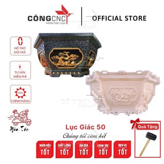 Khuôn chậu cảnh đẹp, khuôn chậu abs lục giác 50