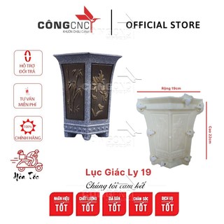 Khuôn chậu lục giác, Lục giác ly 19