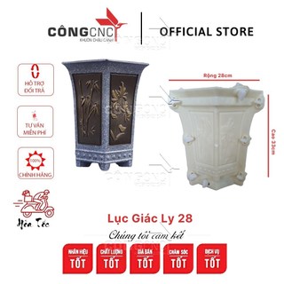 Khuôn Chậu ABS, Khuôn Đúc Chậu Lục Giác Ly 28 - L28