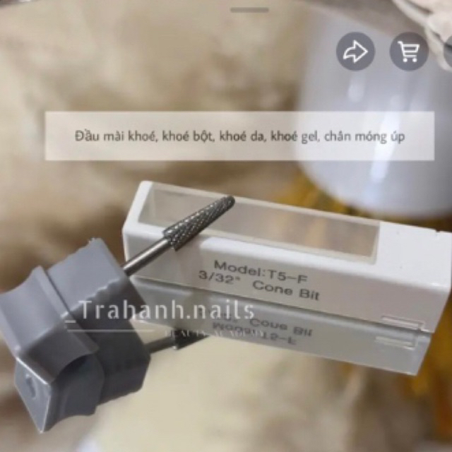 Đầu mài mịn, mài khoé,mài chân móng úp