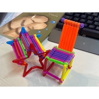 Bộ xếp hình que diêm 600 chi tiết, đồ chơi lego que diêm sáng tạo cho bé - Shushi