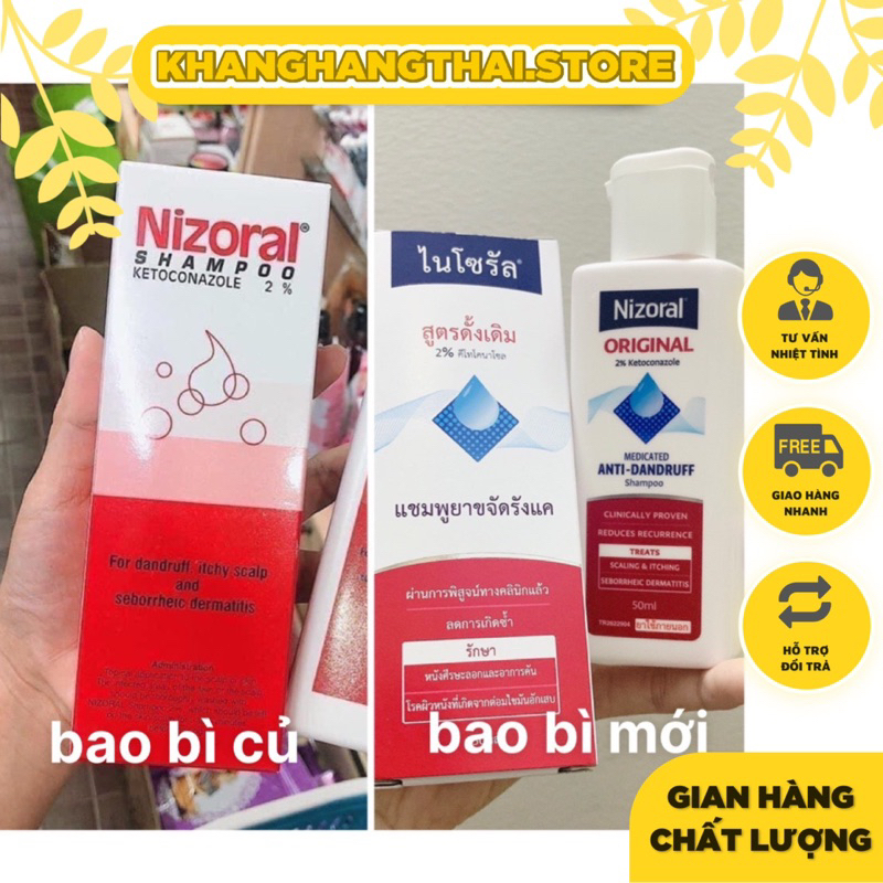 Dầu gội gàu Nizo ral 50ml thái lan