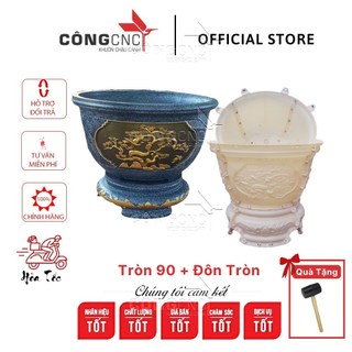 Khuôn chậu tròn 90 Trung Quốc + chân đôn