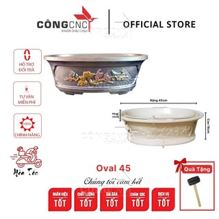 Khuôn Đúc Chậu Xi Măng Ô Van 45 - OV45