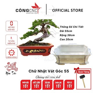 Khuôn Chậu ABS Chữ Nhật Vác Góc 55 - CNVG55