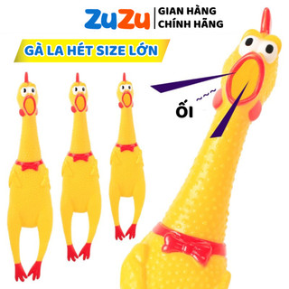 Gà Kêu Đồ Chơi, Gà La Hét Đồ Chơi Cho Thú Cưng Chó Mèo Gặm