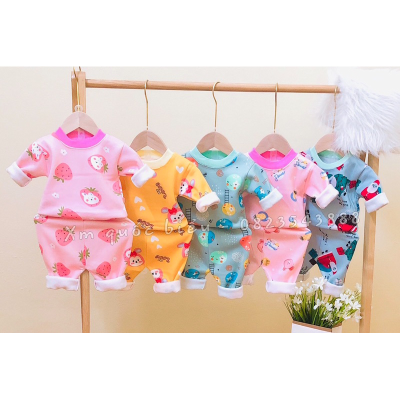 Bộ nỉ lót lông, bé trai , bé gái,, size , 5-15
