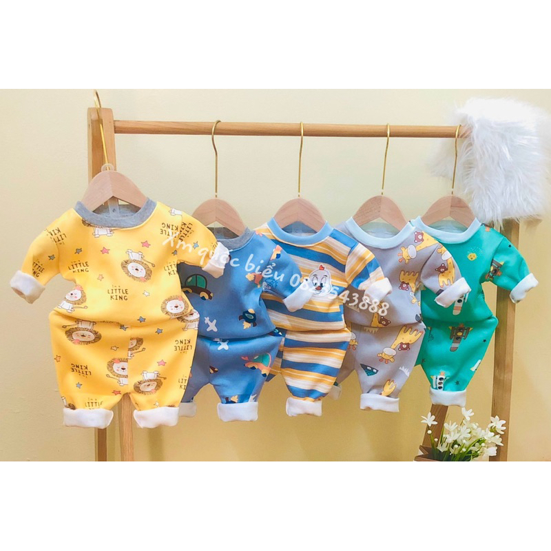 Bộ nỉ lót lông, bé trai , bé gái,, size , 5-15