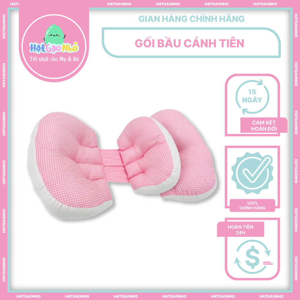 Gối bầu cánh tiên Carekids gối bà bầu giảm đau lưng đỡ bụng cho bà bầu một giấc ngủ ngon Vipkid