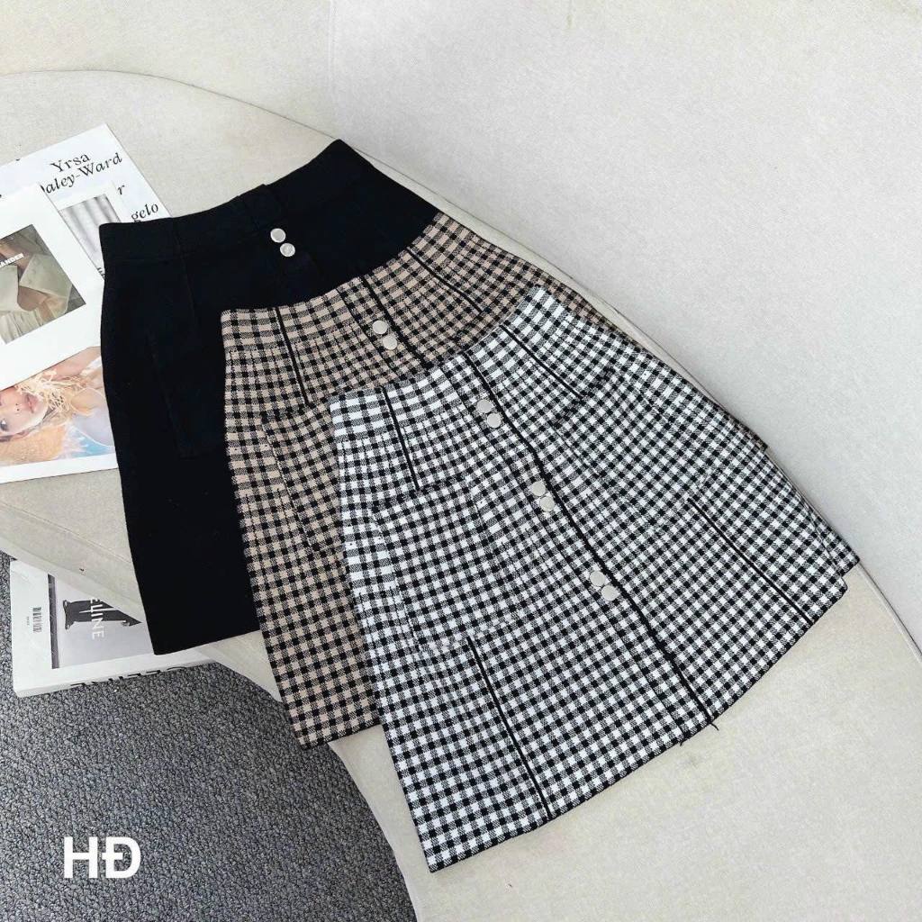 Chân váy len ngắn chất dày mềm