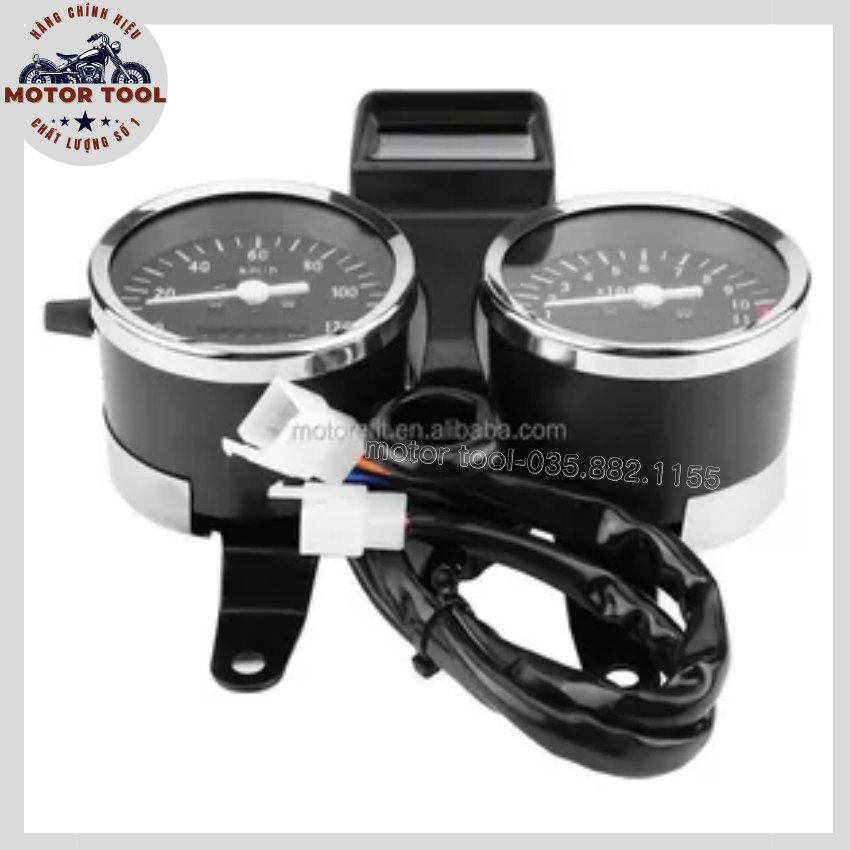 Cụm Đồng Hồ Công Tơ Mét Xe Win 125-120, Xe  Ba Bánh Tự Chế