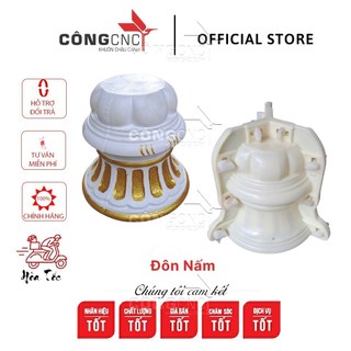 Khuôn chân đôn kê hình nấm dùng kê chậu vuông chân liền và lục giác chân liền
