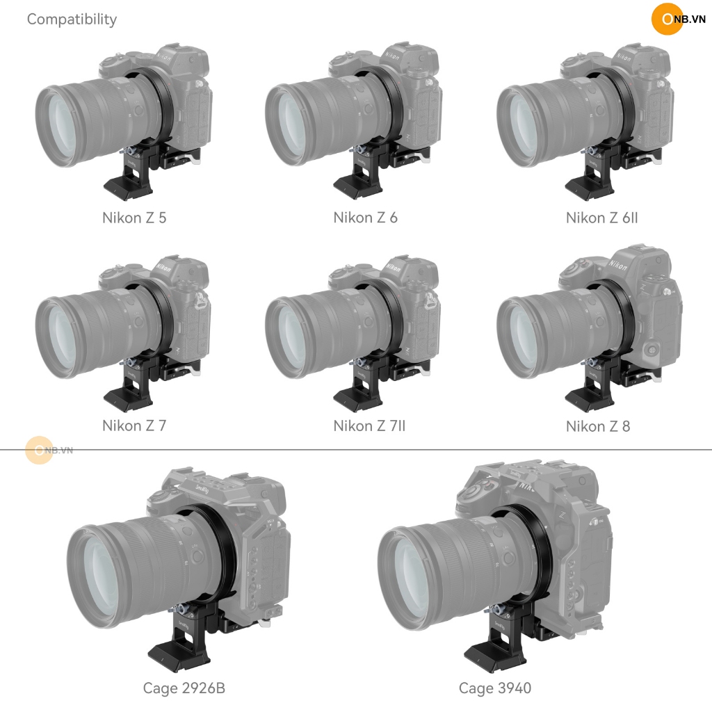 Smallrig Rotatable Horizontal-to-Vertical Mount Plate Nikon z567 z6ii z7ii 4306