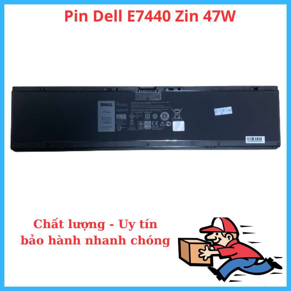 PIN LAPTOP DELL E7440 E7450 47W -Latitude E7440 E7450, 3RNFD 34GKR F38HT T19VW PFXCR G0G2M 909H5 37WH HÀNG NEW