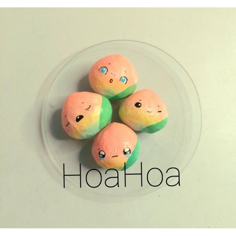 Squishy handmade Đào makupp
