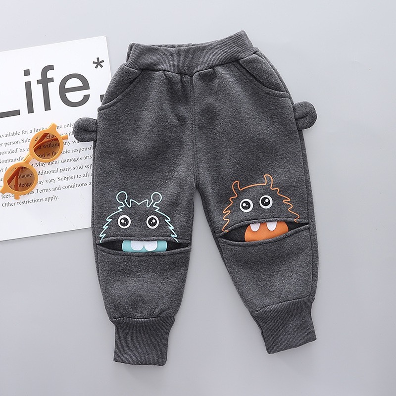 Quần lót nỉ ấm TAI GẤU cho bé trai bé gái