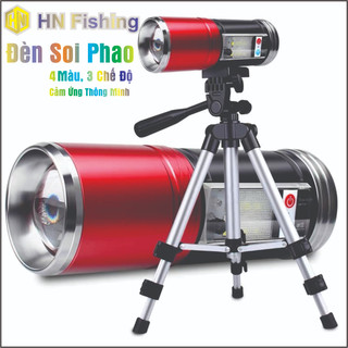 Đèn soi phao câu cá, thể thao dã ngoại cao cấp. Đèn cảm ứng thông minh có 4 màu tùy chỉnh 3 chế độ