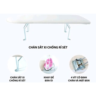 🌱[Kiểu ngồi] Bàn Để Ủi, Cầu Là Quần Áo Kiểu Ngồi 30x80cm Nguyễn Trường Thắng, Gấp gọn tiện lợi🌱