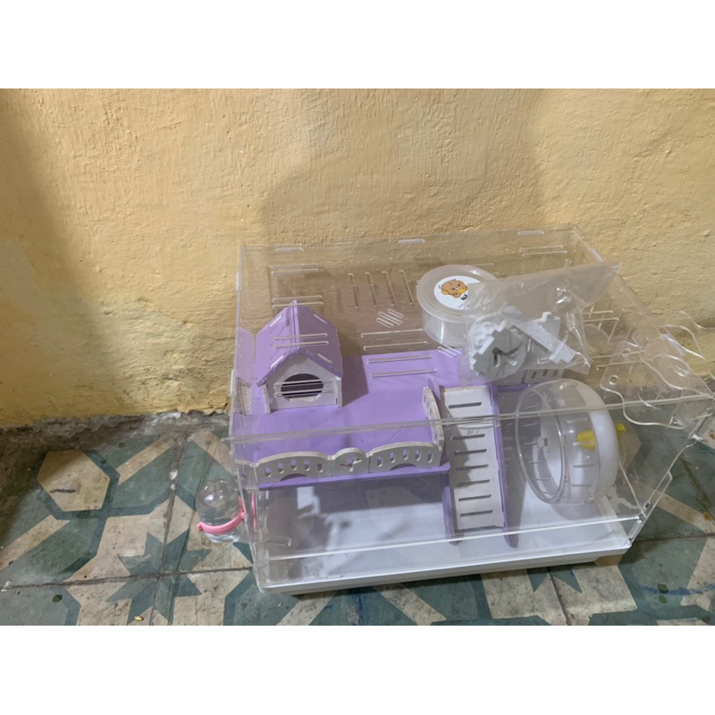Chuồng hamster 2 tầng