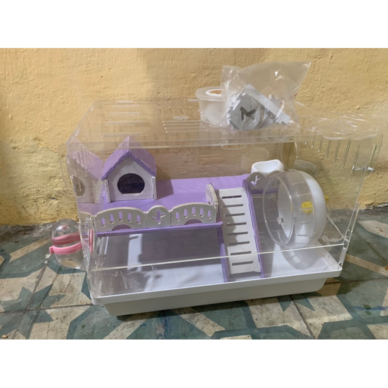 Chuồng hamster 2 tầng