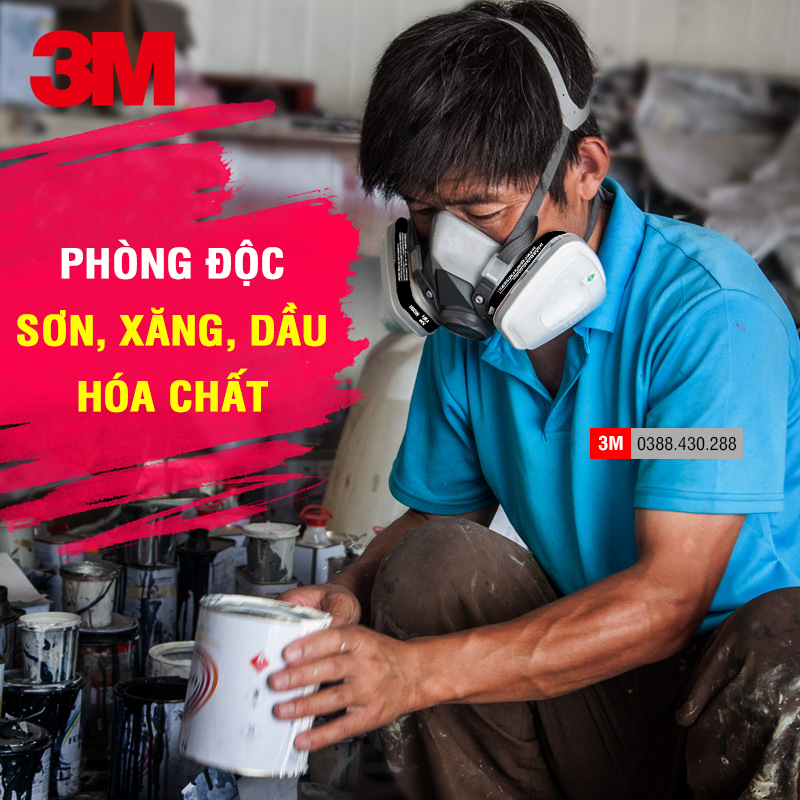 Mặt nạ phòng độc 3M 6200