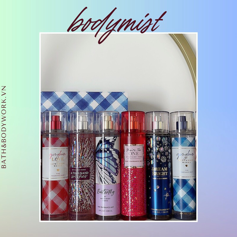 Xịt toàn thân Bath And Body Works- 236ml