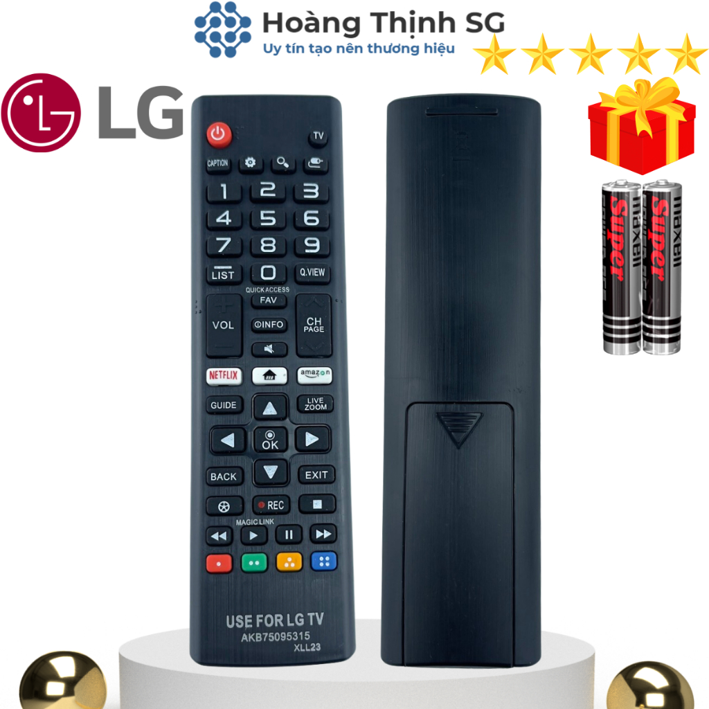Remote Điều Khiển Tivi LG Smart Ngắn 2018 Netflix