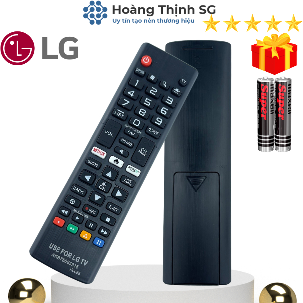 Remote Điều Khiển Tivi LG Smart Ngắn 2018 Netflix