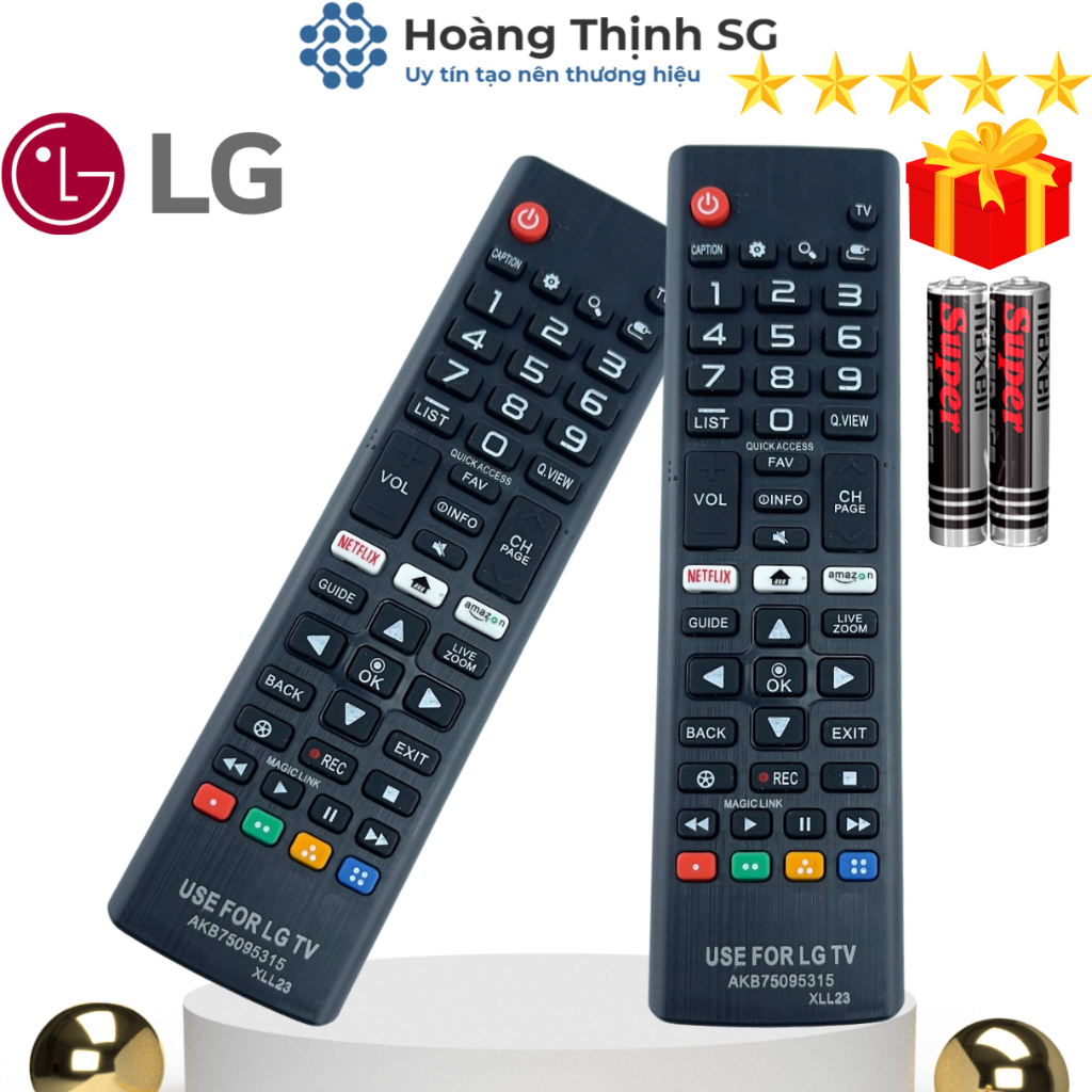 Remote Điều Khiển Tivi LG Smart Ngắn 2018 Netflix