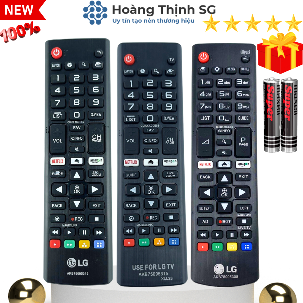 Remote Điều Khiển Tivi LG Smart Ngắn 2018 Netflix