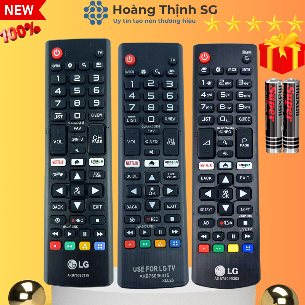 Remote điều khiển tivi LG SMART 2018, điều khiển TV LG các dòng Led / LCD - Tặng kèm pin
