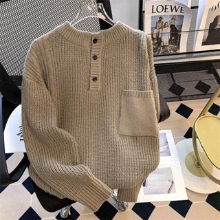 [ XẢ KHO] Áo len nam boy phố cổ tròn thời trang cao cấp lịch lãm