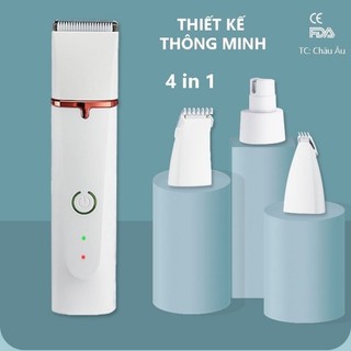 Tông đơ cắt lông cho chó mèo 4in1