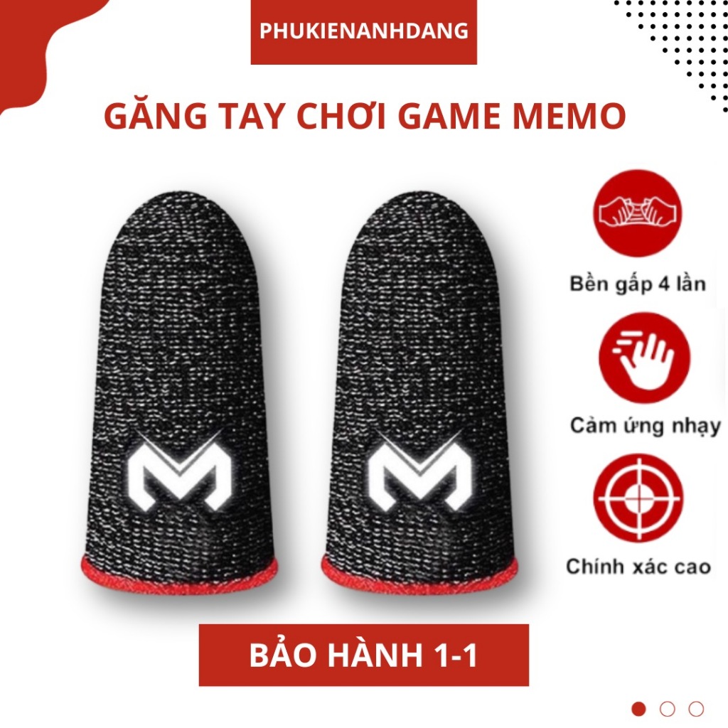 Bao Tay Chơi Game Ff Pubg Liên Quân Siêu Nhạy Giá Rẻ Cao Cấp Memo GT3 Găng Tay Chơi Game Chống Mồ Hôi - Phukienanhdang