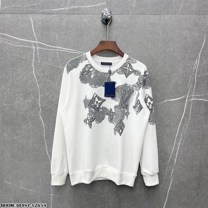 Áo thu đông LV loang  in chữ, ảnh thật_30841