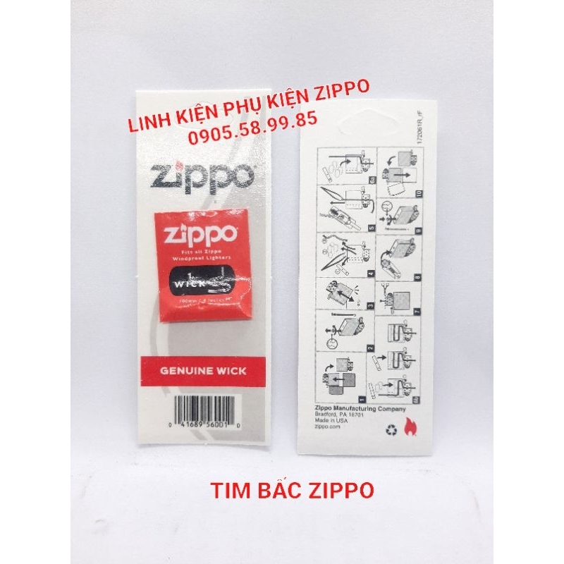 Dây tim bấc đồng Zippo chính hãng