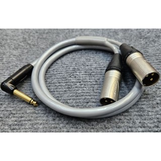 Dây 1 đầu 6 ly cong ra 2 đầu canon liton usa.