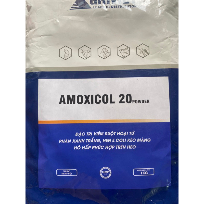 Amox Colis 20% hàng agriviet gói 1kg