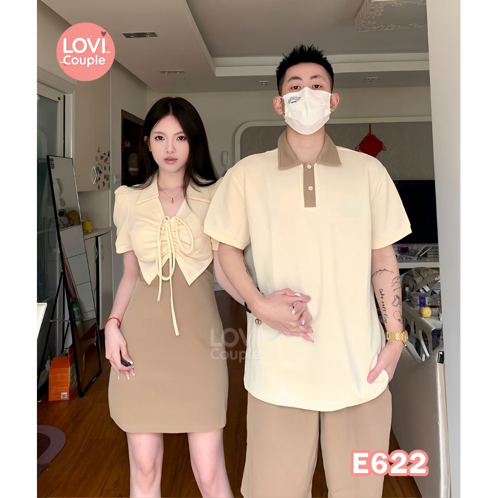 Đồ Đôi - ÁO ĐÔI - Đồ đôi đẹp đỏ - E622 - LoviCouple - Có FeedBack