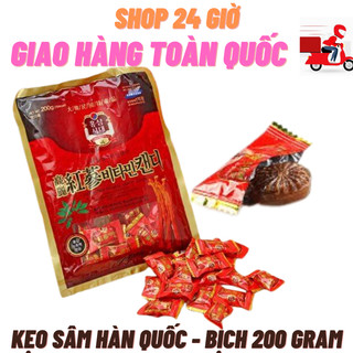 Kẹo sâm hàn quốc bịch 200 gram